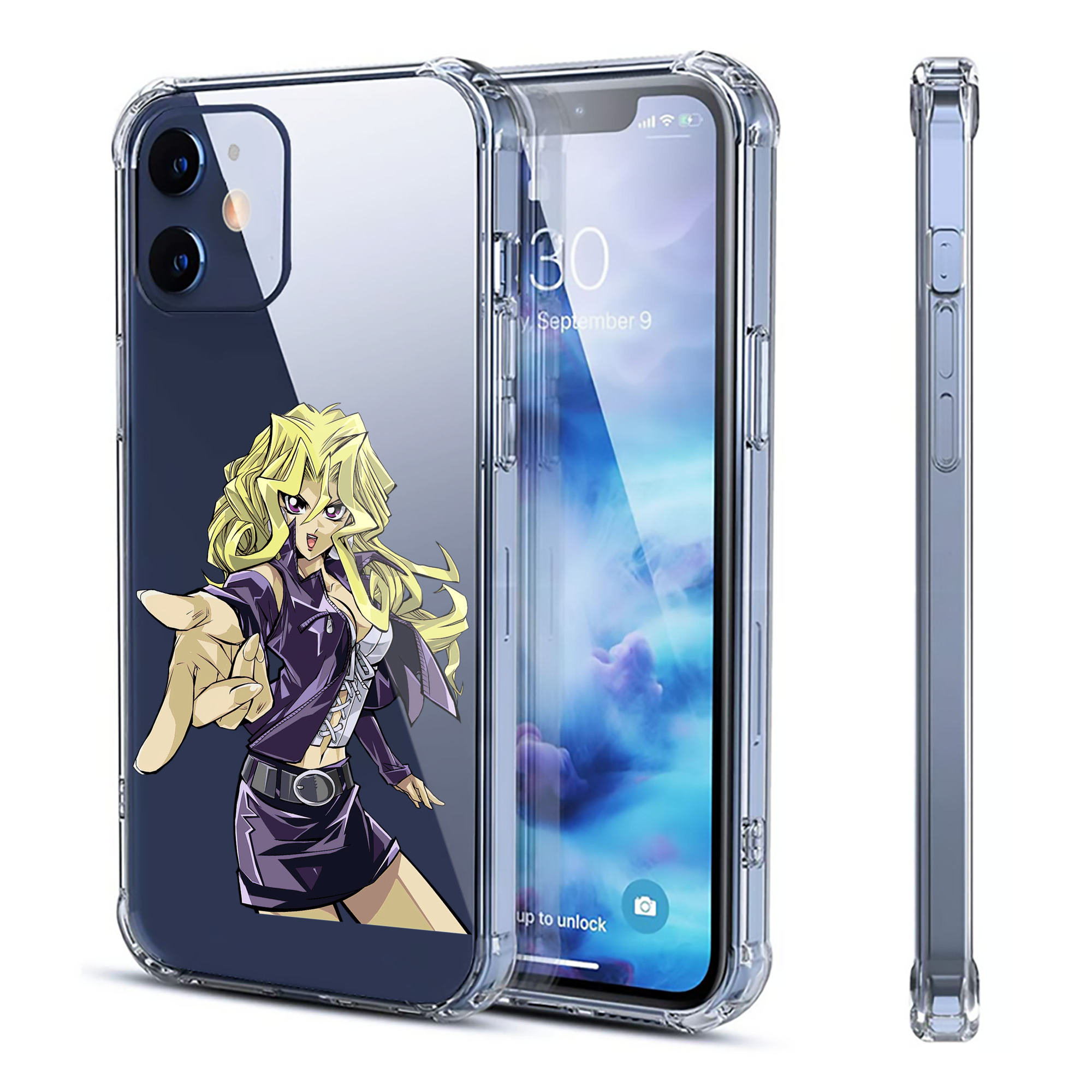 （画像用） 遊☆戯☆王 Yu-Gi-Oh! 【iPhone 12シリーズ対応】透明スマホケース（クリアソフトケース）